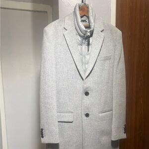 Mackage Grey Wool Men’s Overcoat